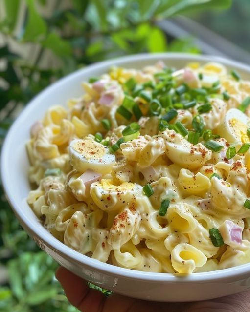 Deviled Egg Pasta Salad