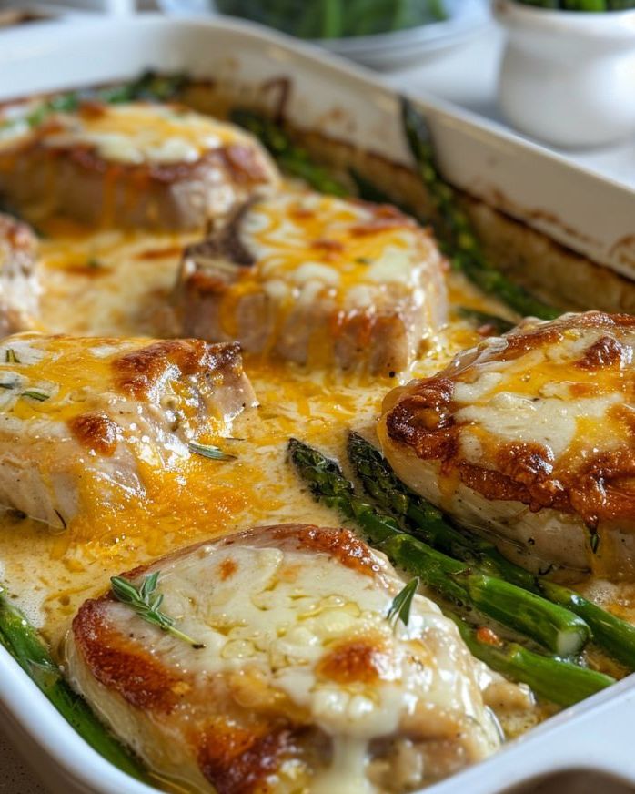 Cheesy Pork Chop Casserole