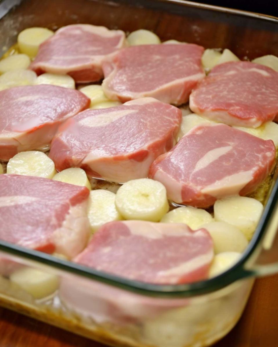 Creamy Pork Chops and Potatoes