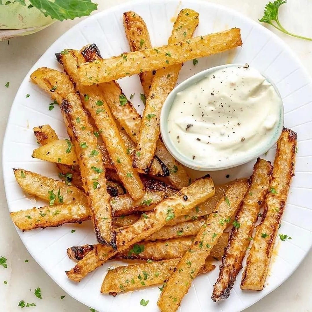 kohlrabi fries