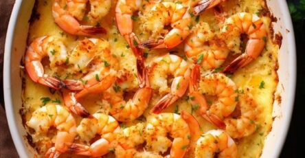 Magic Baked Shrimp in Lemon Butter Sauce