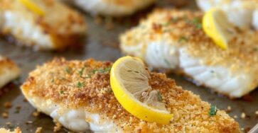 Lemon & Herb Panko Baked Fish Sticks