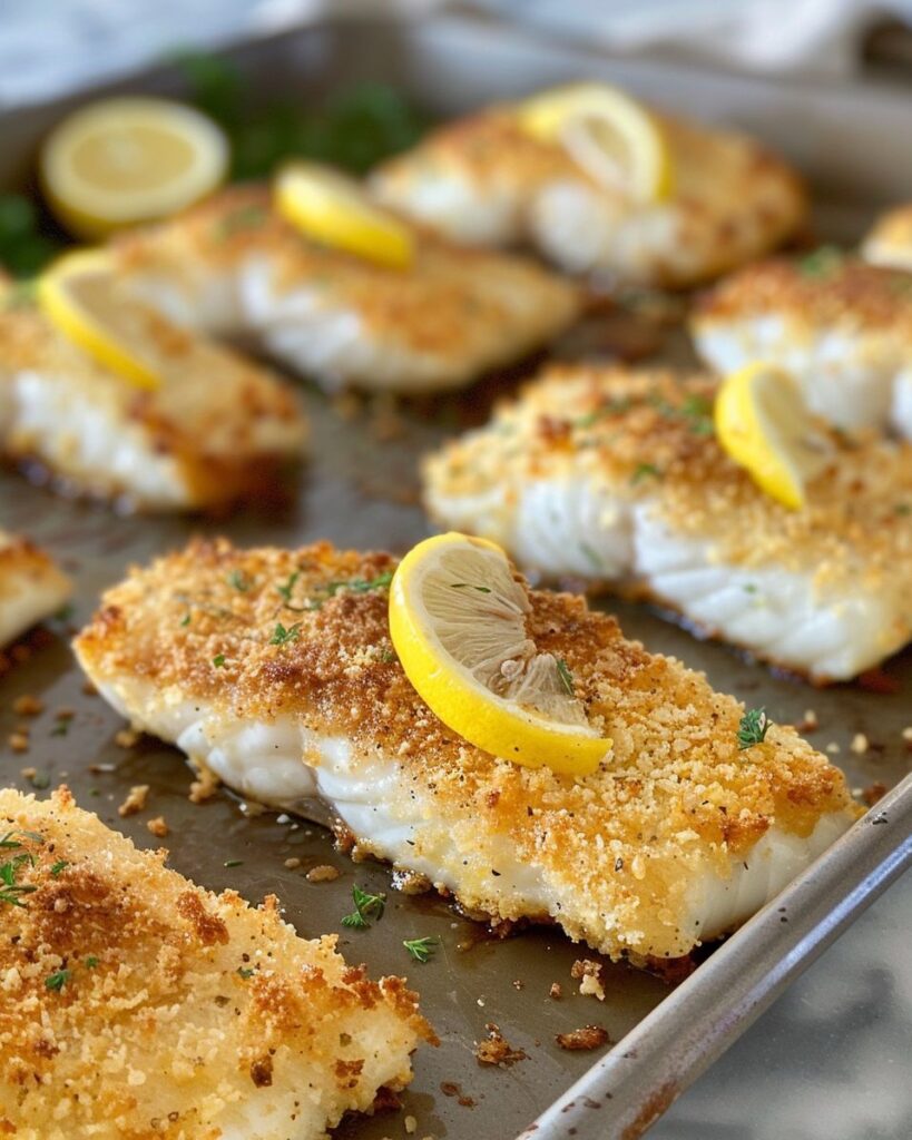 Lemon & Herb Panko Baked Fish Sticks