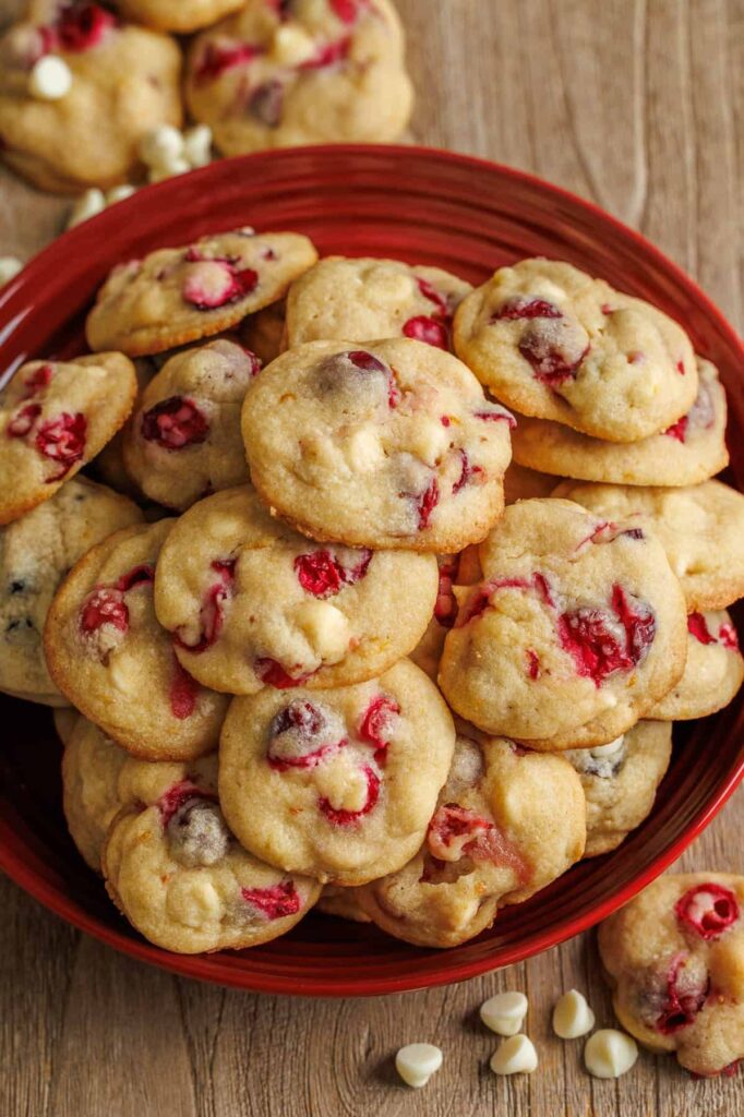 White Chocolate Cranberry Cookies