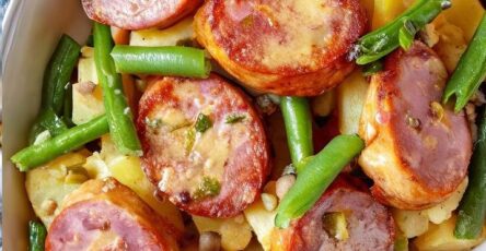 Sausage Green Bean Potato Casserole