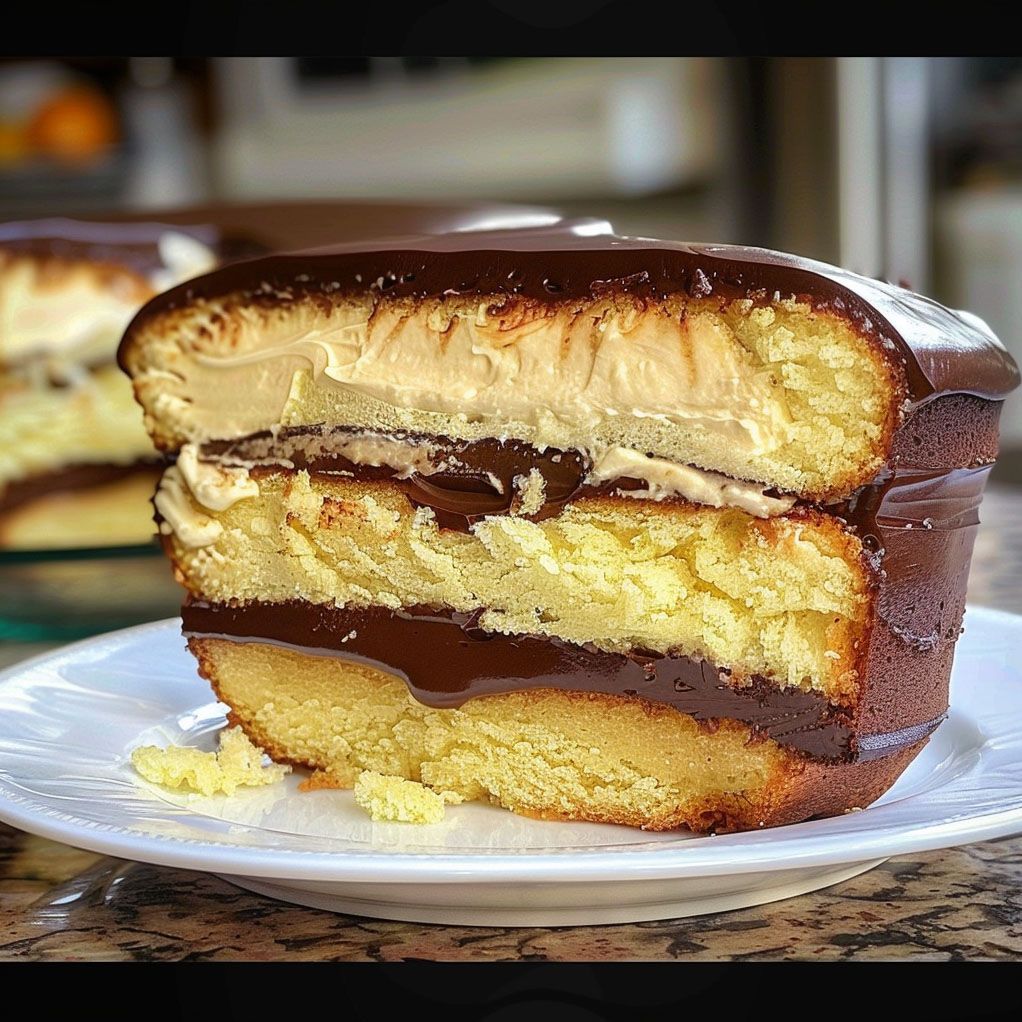 Boston Cream Pie Pound Cake