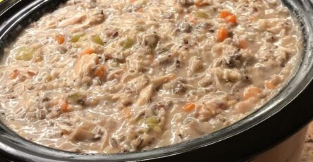 Crockpot Chicken Wild Rice Soup