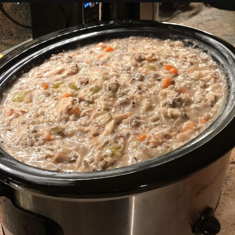 Crockpot Chicken Wild Rice Soup