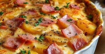 Ham and Potato Au Gratin