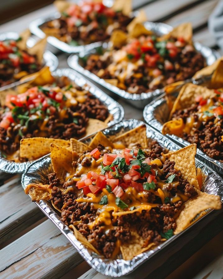 Tin-Foil-Packet Nachos