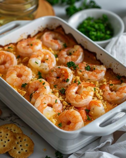 Baked Stuffed Shrimp Casserole