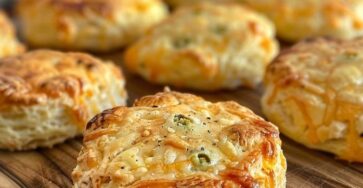 Spicy Jalapeño Cheddar and Sour Cream Biscuits