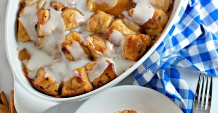 Cinnamon Roll Apple Bake