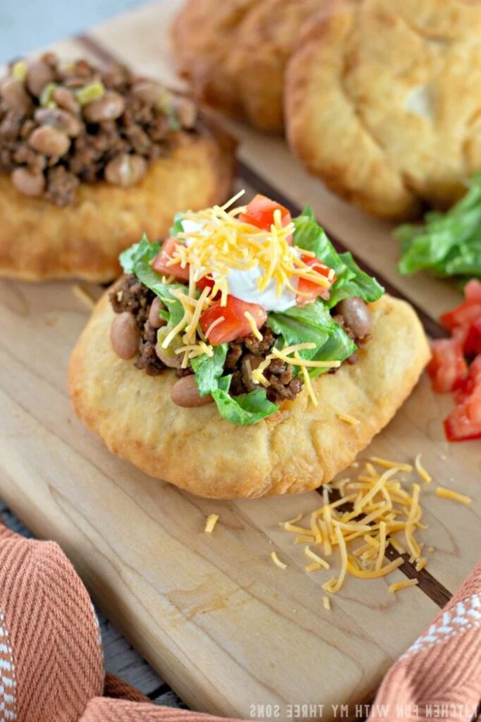 Indian Fry Bread Tacos