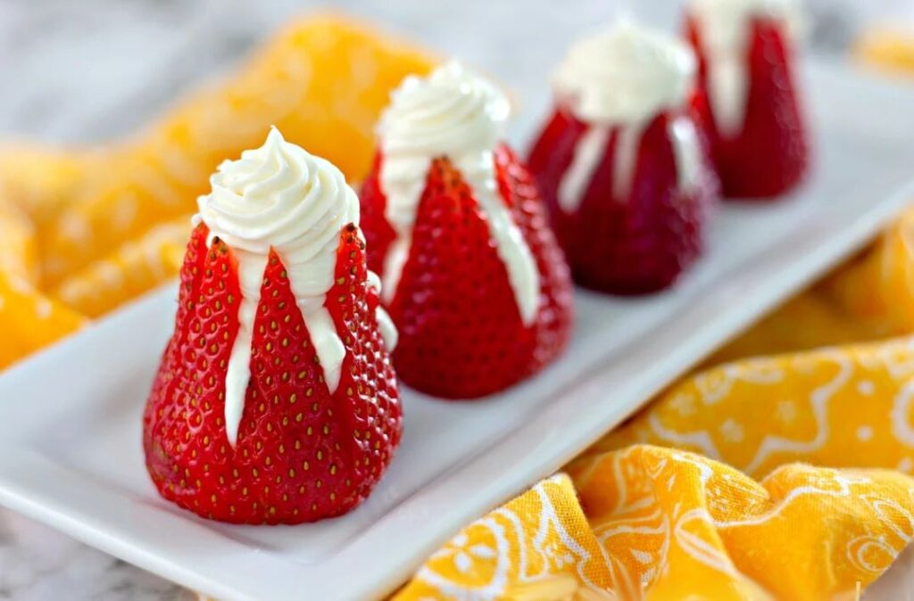 Cheesecake Stuffed Strawberries