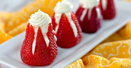 Cheesecake Stuffed Strawberries