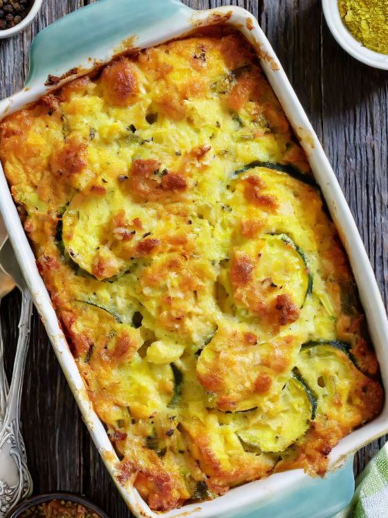 Zucchini Cornbread Casserole