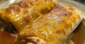 Green Chile Cheese Chimichangas