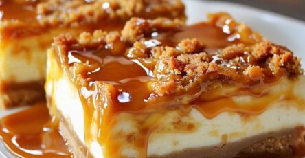 Caramel Cheesecake Bars