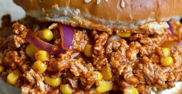 Spicy Cajun Chicken Sloppy Joe Sandwiches