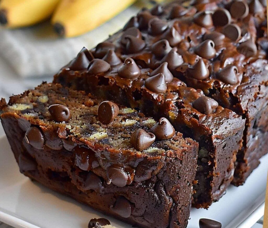 Banana Bread with Chocolate Flavor