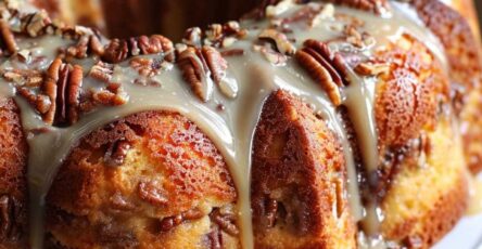 Southern Classic Cinnamon Pecan Cake