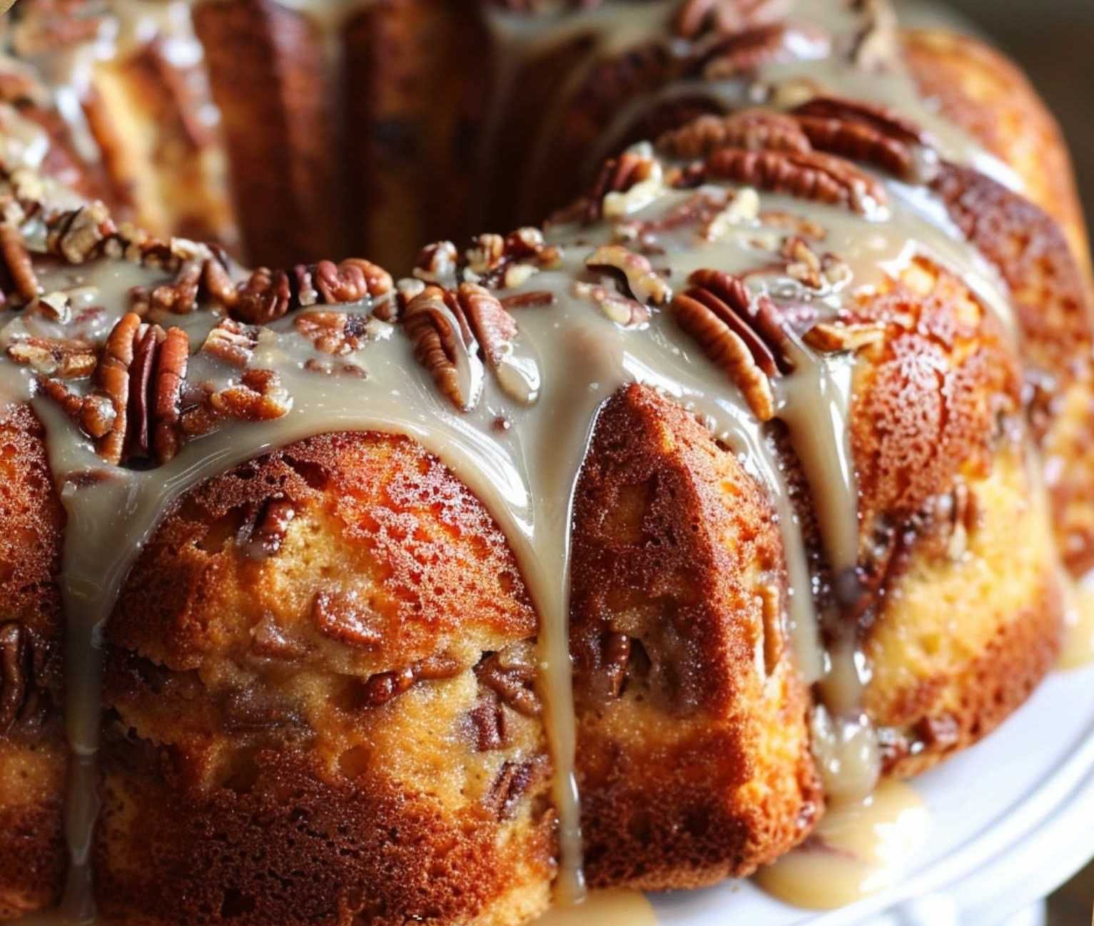 Southern Classic Cinnamon Pecan Cake