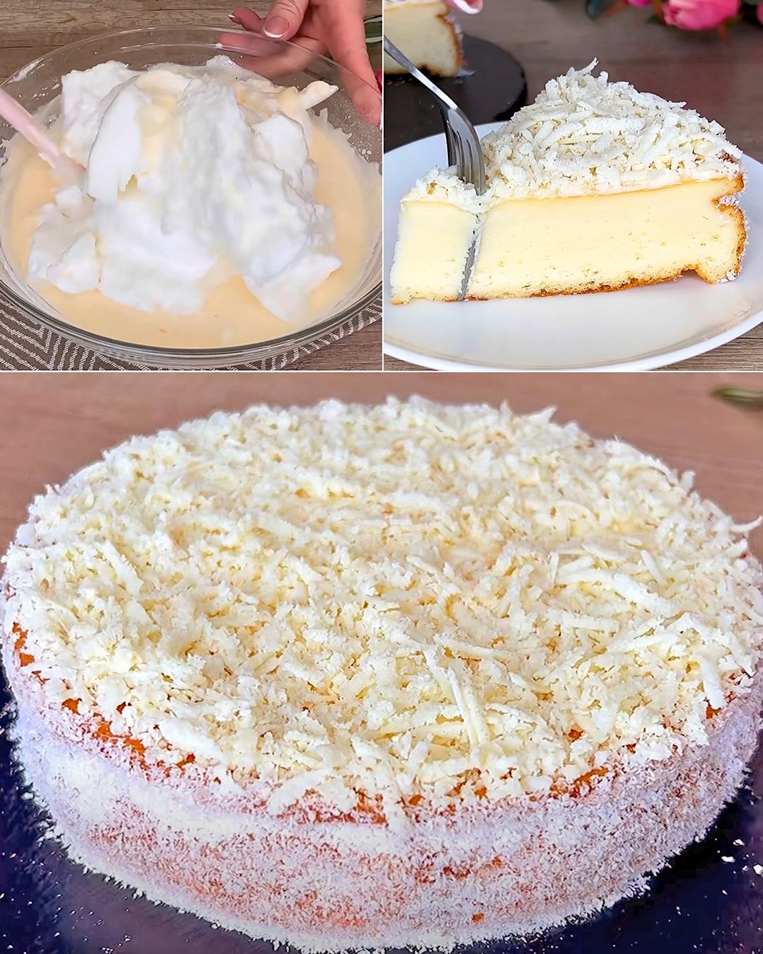 Creamy yogurt cake