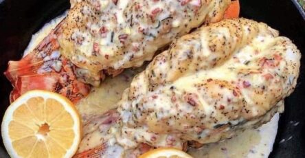 Lemon Garlic Lobster Tails