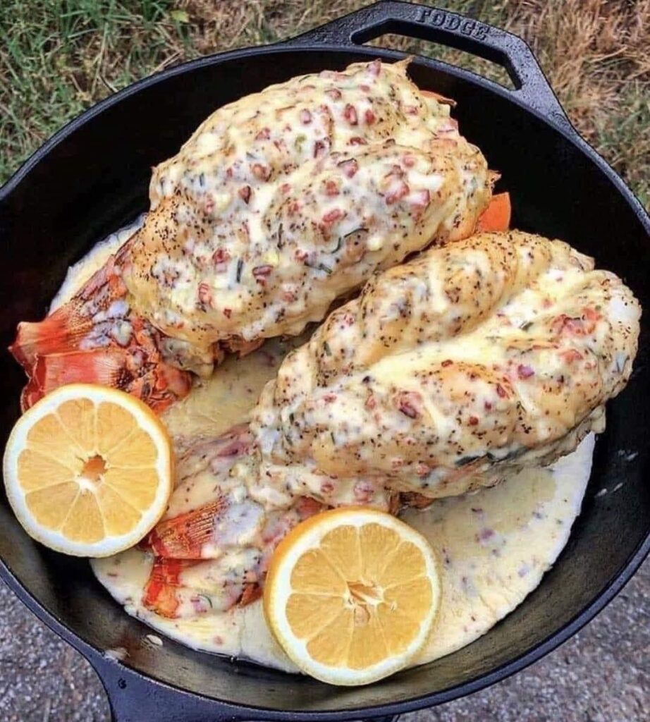 Lemon Garlic Lobster Tails