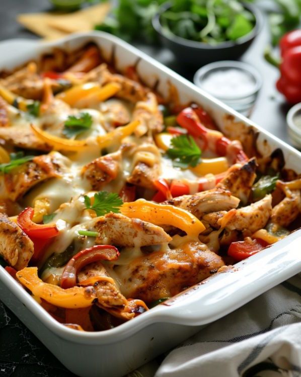 Chicken Fajita Casserole