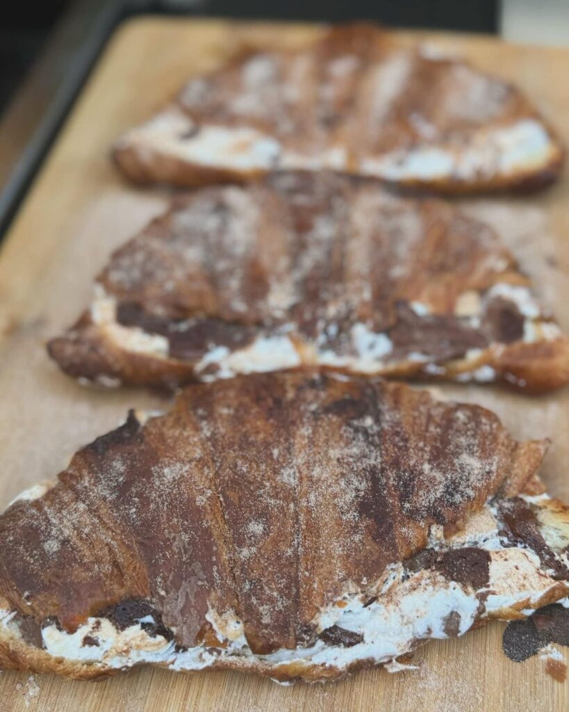 mashed Churro S'more Croissants