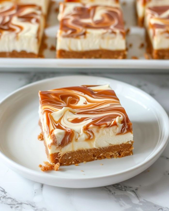 Caramel Cheesecake Bars