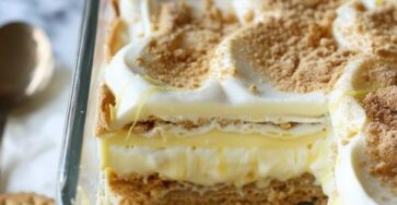 No-Bake Lemon Eclair Cake