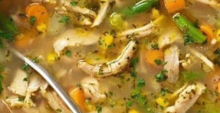 HOMESTYLE CHICKEN NOODLE SOUP