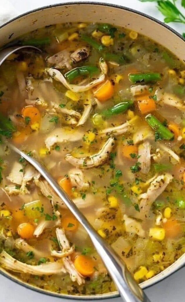 HOMESTYLE CHICKEN NOODLE SOUP