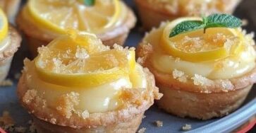 Lemon Bar Cookie Cups