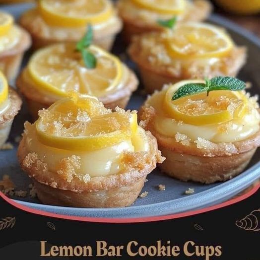 Lemon Bar Cookie Cups