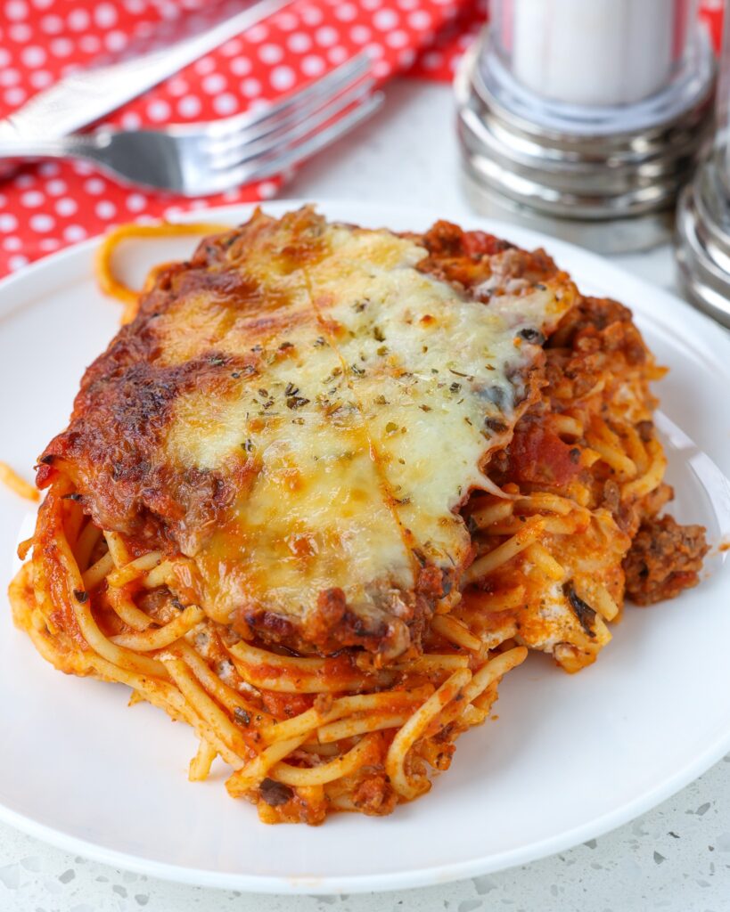 BAKED SPAGHETTI CASSEROLE