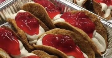 Mini Strawberry Cheesecake Tacos Recipe