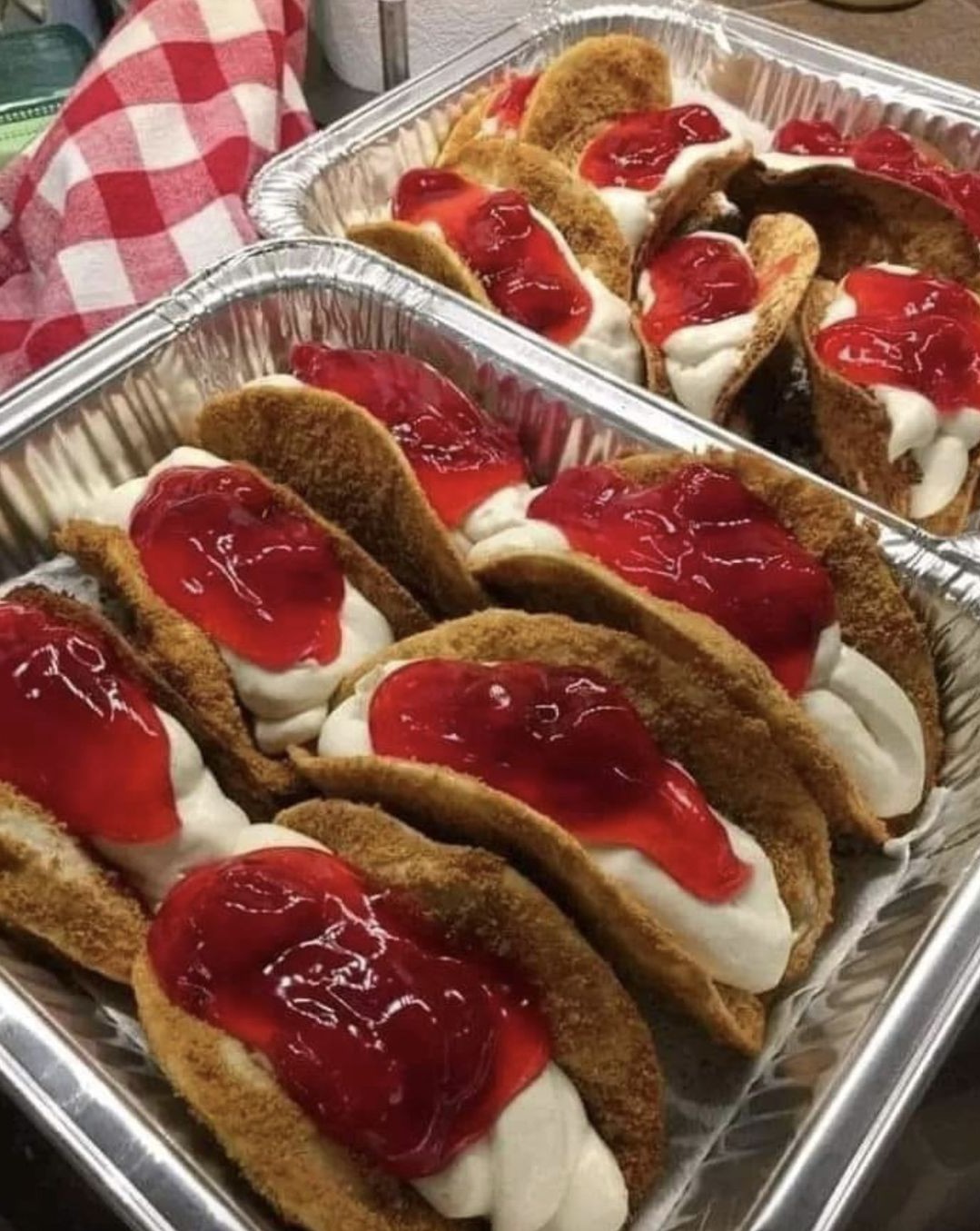 Mini Strawberry Cheesecake Tacos Recipe