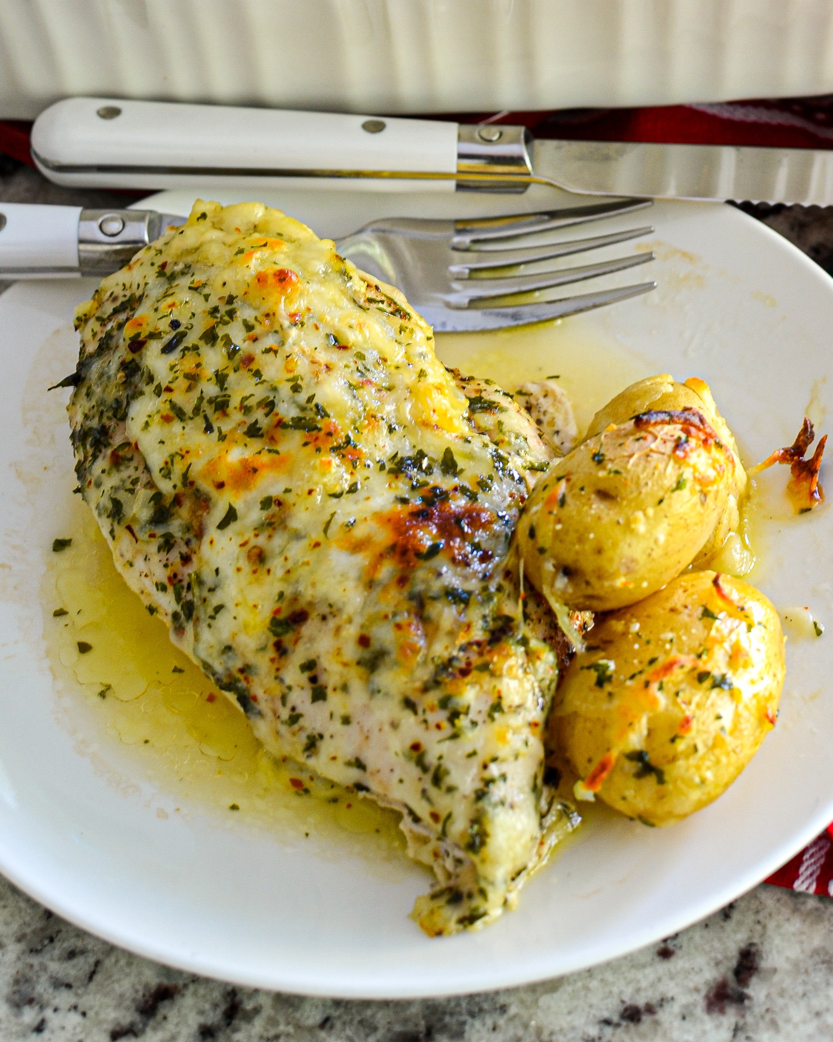 GARLIC BUTTER CHICKEN