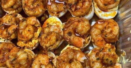 Cajun Shrimp Deviled Eggs