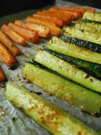 Zucchini and carrot