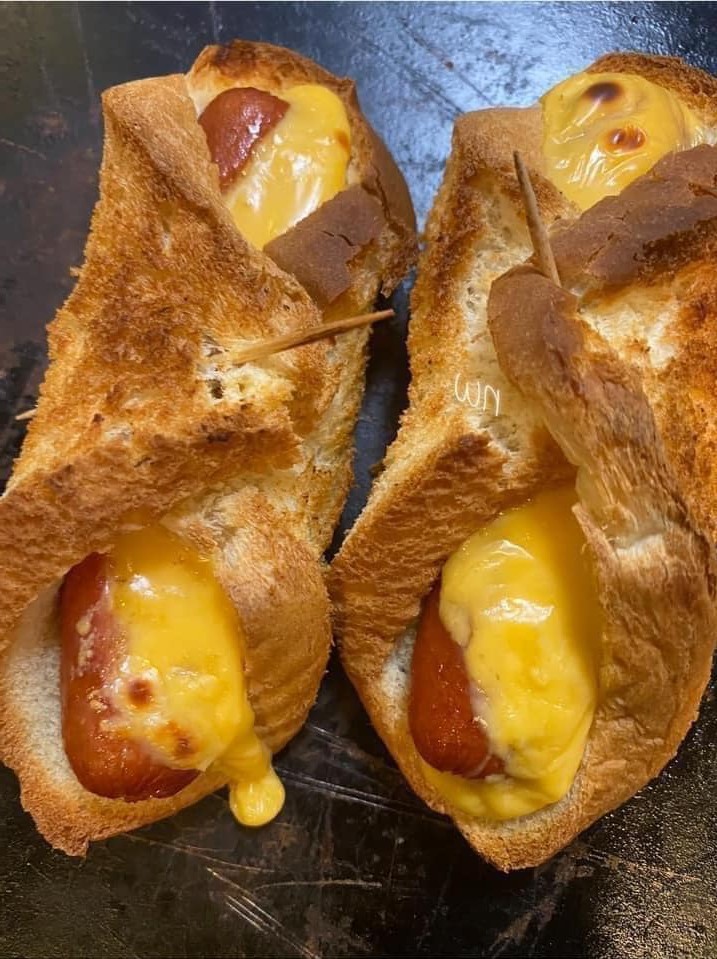 Toasted Hot Dog Roll-Ups