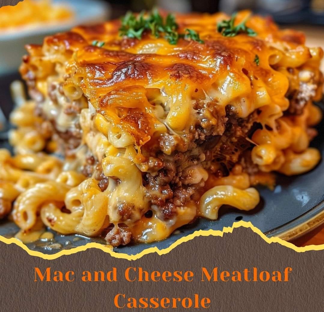 Mac and Cheese Meatloaf Casserole