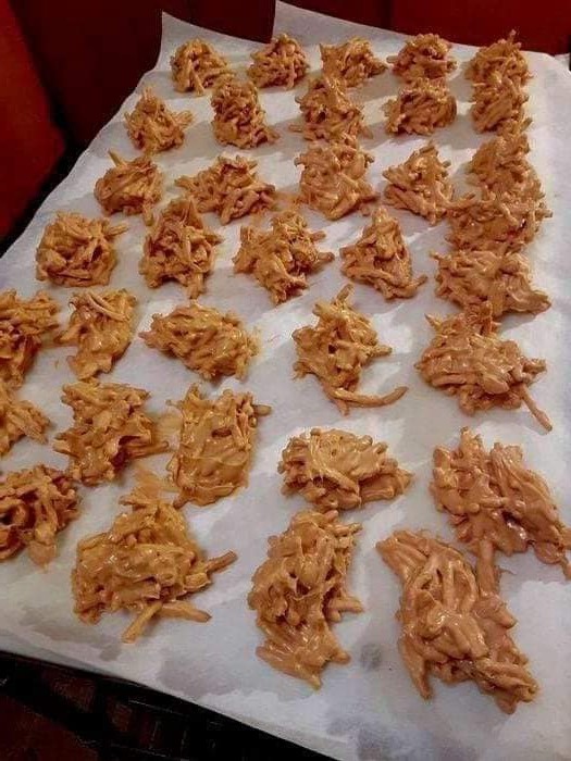 No-Bake Peanut Butter Haystacks