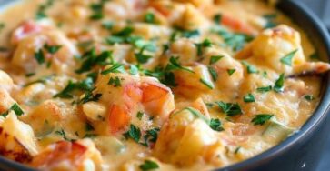 Slow Cooker Cheesy Crawfish Dip