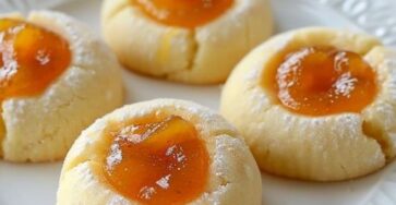 Sweet Ricotta Peach Cookies