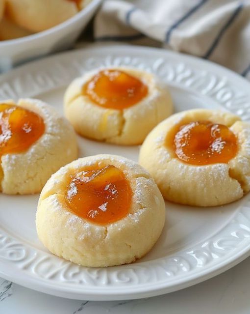 Sweet Ricotta Peach Cookies